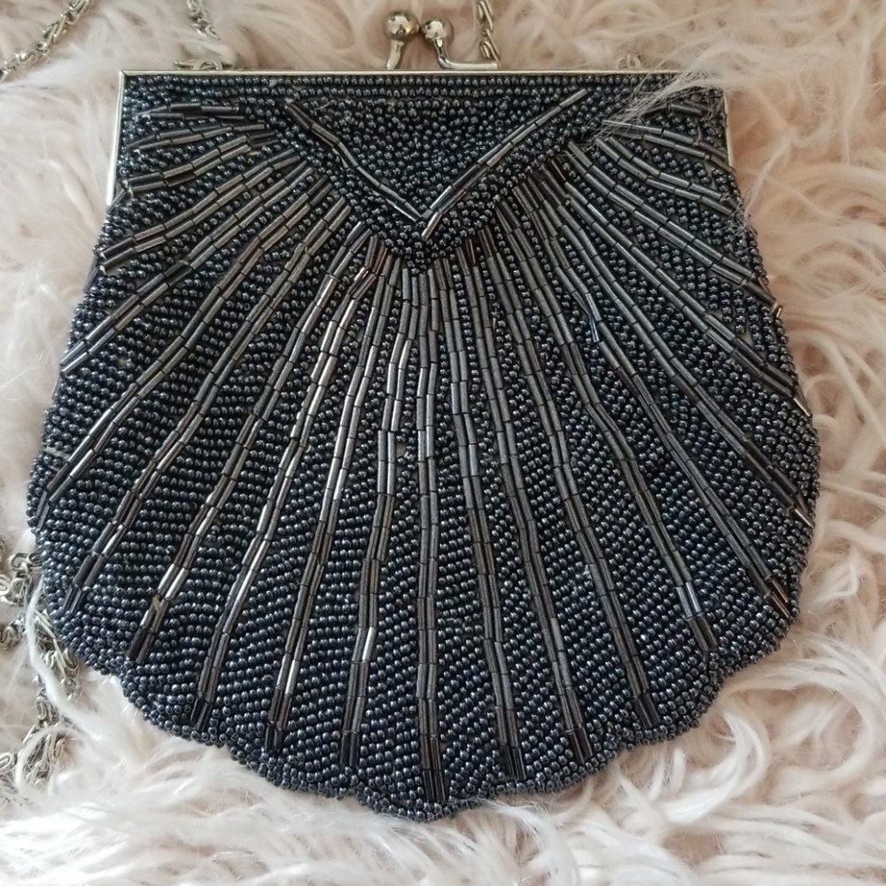 Valerie Stevens Beaded Mermaid Purse